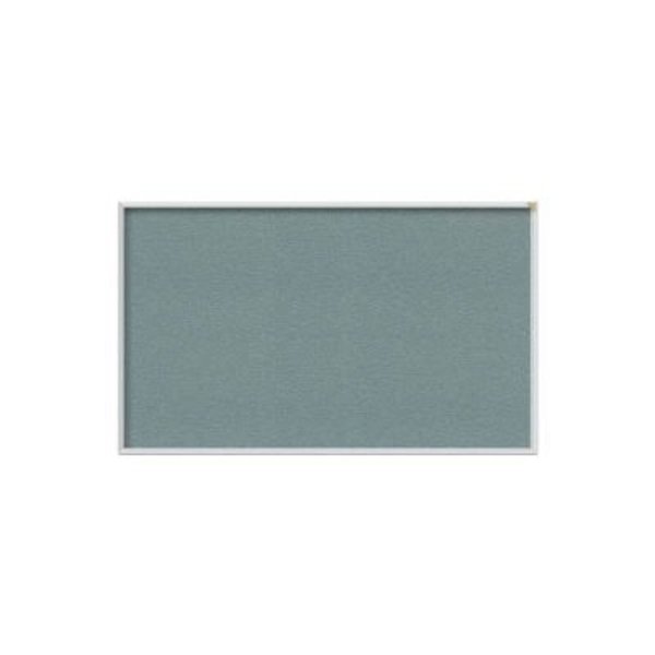 Ghent Ghent 48"W x 48"H Vinyl Bulletin Board - Aluminum Frame - Stone AV44-199